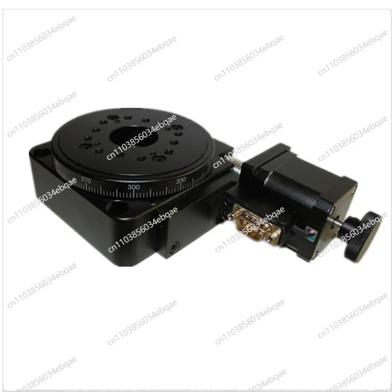 

Электрический поворотный стол NT02RA100M: Оптический прецизионный поворотный стол с ЧПУ для линз и точной регулировки угла