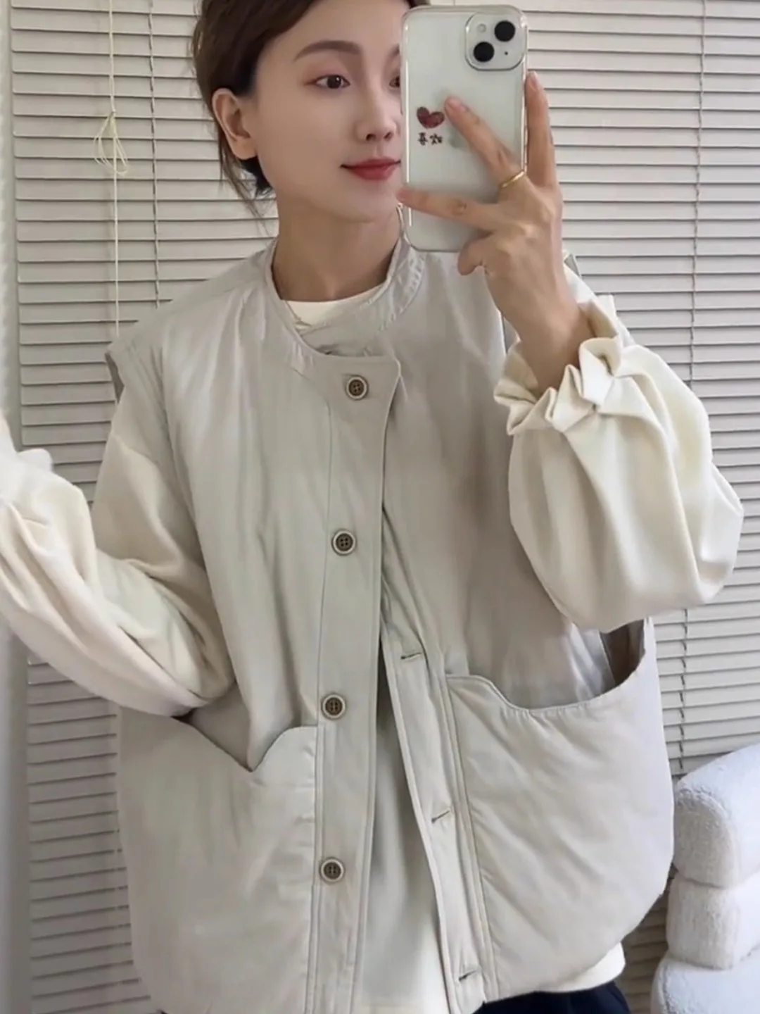 

Ort женский хлопковый жилет модный корейский Sle верхняя одежда небольшого размера осень-зима Новое поступление для поездок на работу Sle круглый Ne Si...