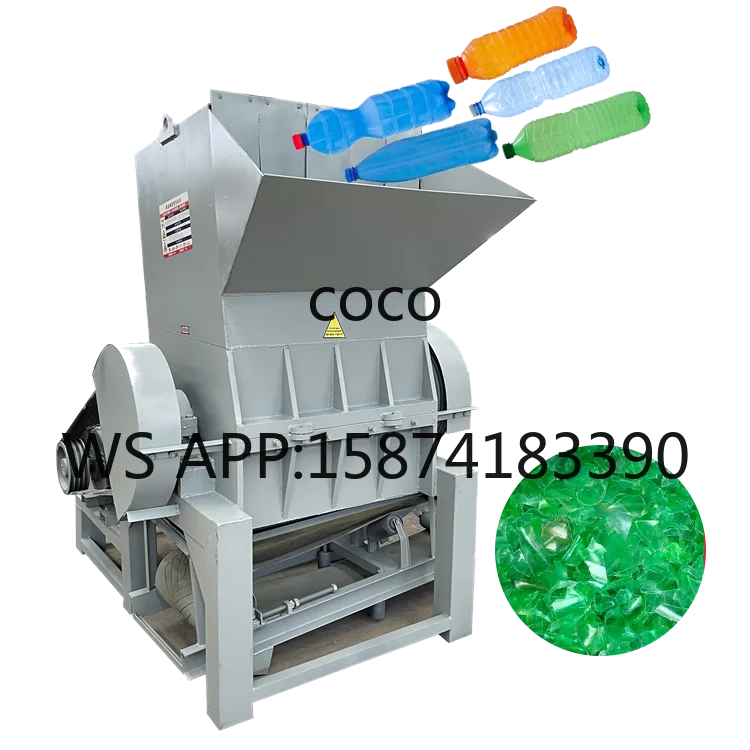 Industrial 30hp Medium Speed Plastic Bottle Crusher Machine