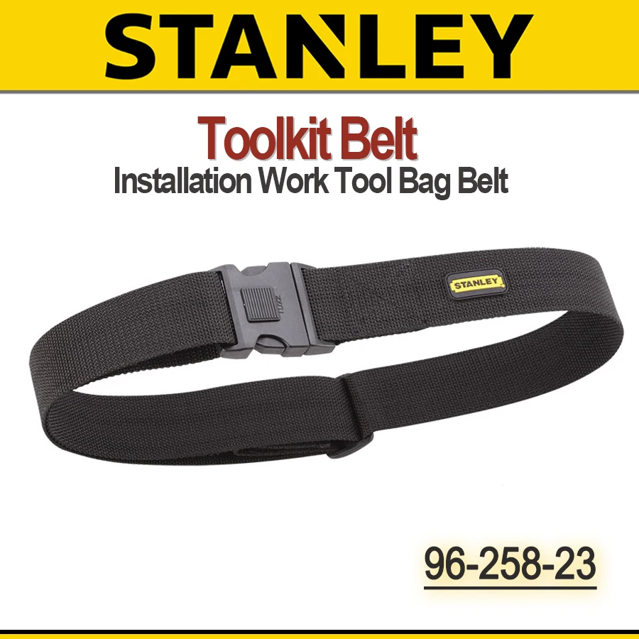 

Stanley 96-258-23 Toolkit Belt with Quick Release Buckle Heavy Duty Detachable & Adjustable Utility Belt Tool Bag Belt