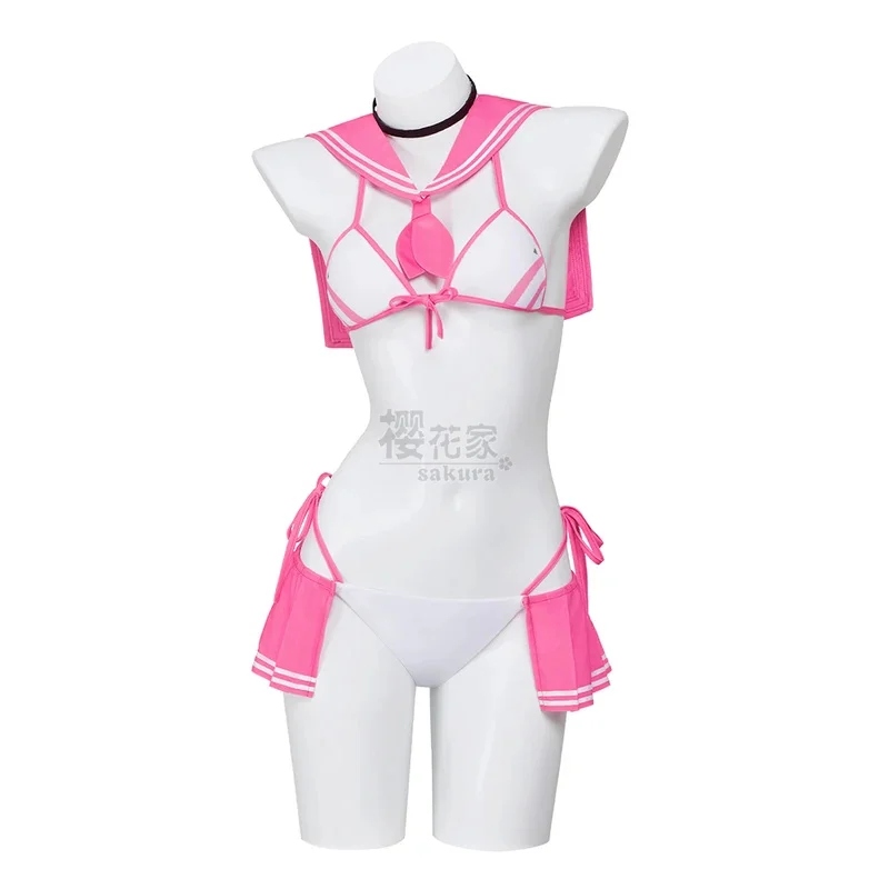 LQGame Nikke The Goddess of Victory Neon Pepper Cosplay Costume Summer Swimwear Halloween Carnival Party Outfits Sexy Swimsuit