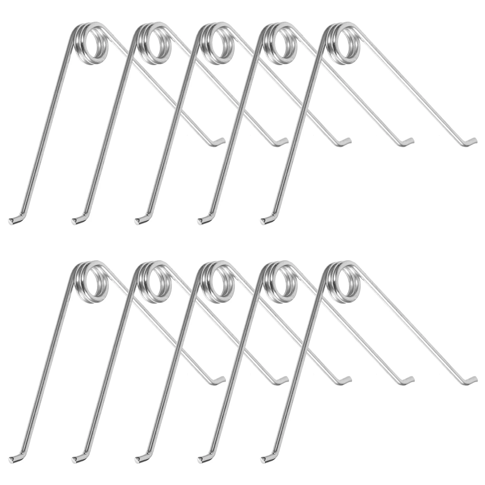 10pcs Pruner Replacement Springs Stainless Steel Strong Durable V Shape Compression Trimming Scissors Garden Shears Spring Parts