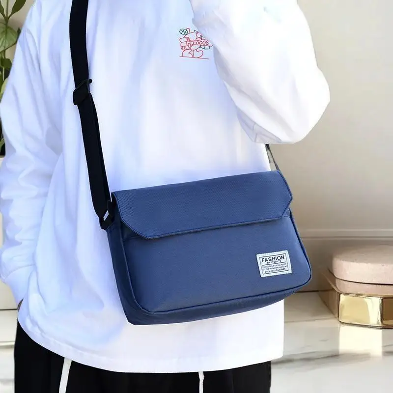 

Oxford Small Shoulder Bags for Men Crossbody Satchels in Street Fashion 2025