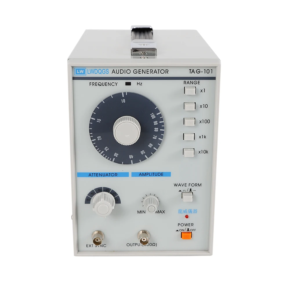 220V Signaalbron 10Hz-1Mhz Audio/Lage Frequentie Signaalgenerator Tag-101