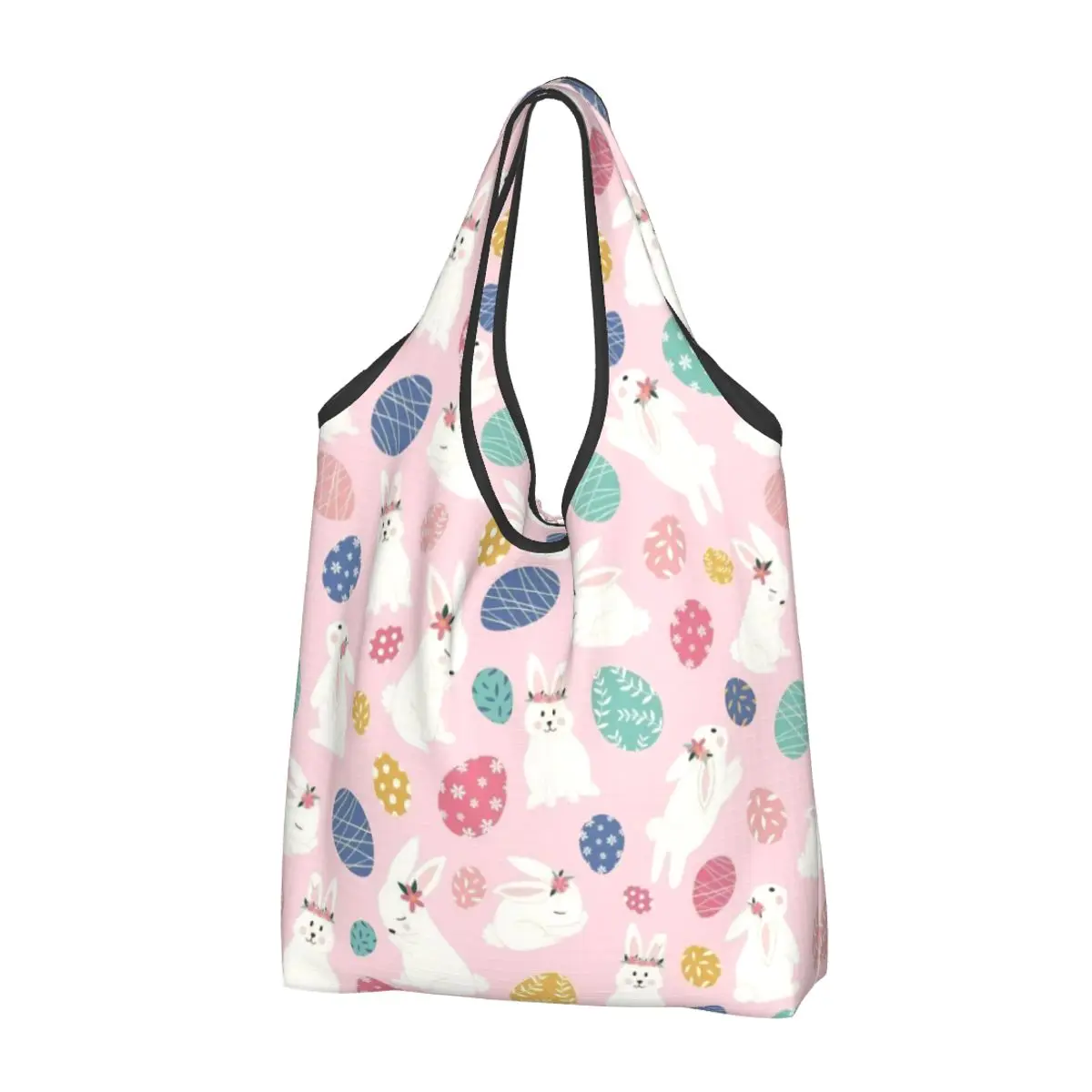 sacolas-de-compras-com-ovos-de-pascoa-sacolas-reutilizaveis-​​para-compras-sacolas-de-compras-de-grande-capacidade-sacolas-de-reciclagem-com-coelho-bolsa-lavavel