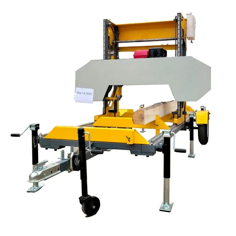 CANMAX Manufacturer Horizontal Automatic Movable Portable Heavy Duty Timber Woodworking Band Saw Sawmill Hine