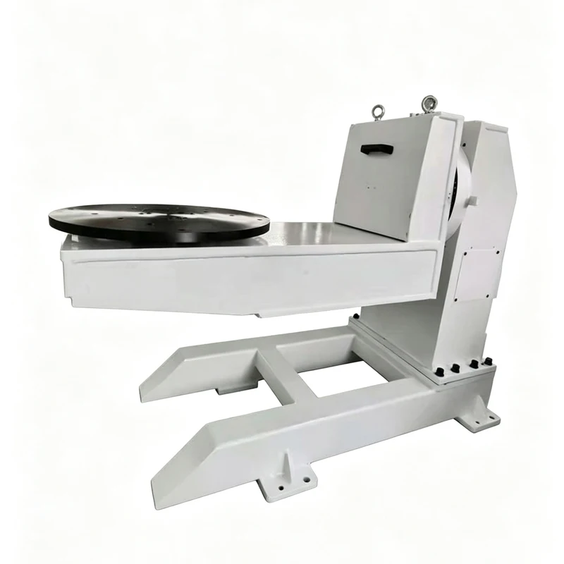 L Type Tilting And Rotating Welding Positioner Machine With Rotary Turntables