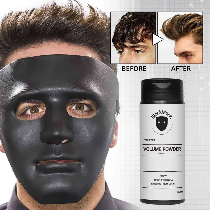 Men Hair Texture Powder Strong Long Lasting Hold Add Texture Volumizing Styling Hair Setting Powder Matte Finish