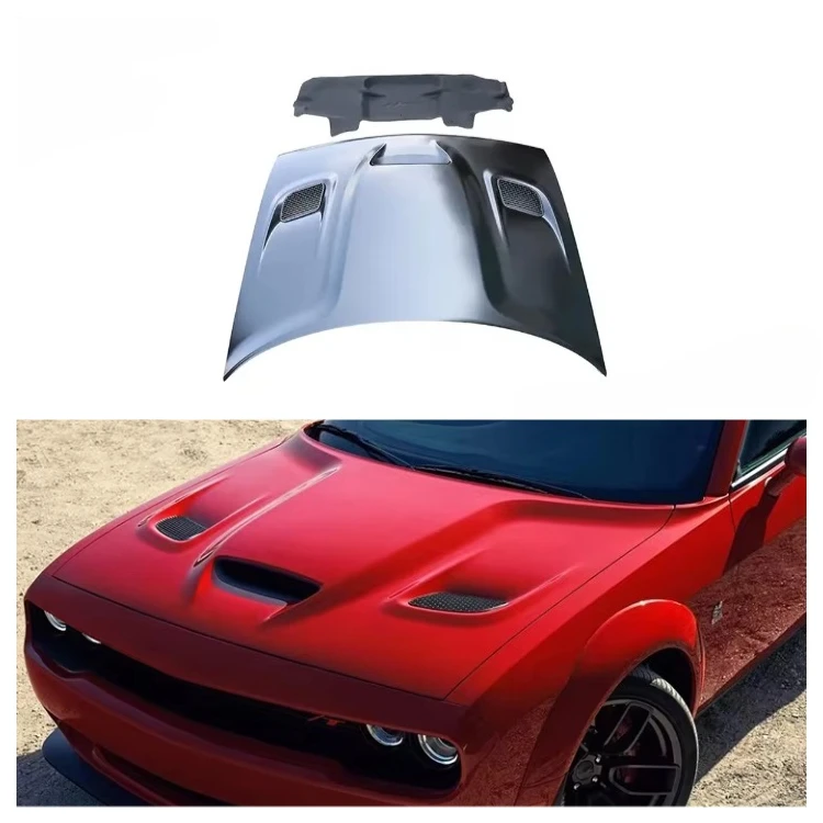 

Алюминиевый капот в стиле Hellcat 2015 года, автомобильные аксессуары для Challenger 2015-2021