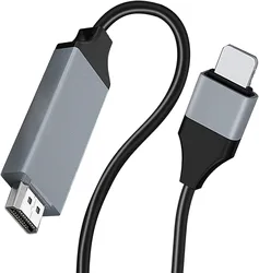 HDMI adapter for mobile phone to TV, and the synchronous screen connector is directly connected to HDTV/monitor/projector