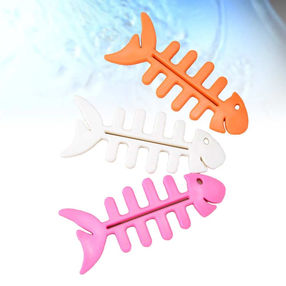 

10 Pcs Toothpaste Squeezer Durable Plastic Extruder Cartoon Facial Rolling Fish Bone Easy Use Reusable Save Money