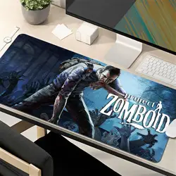 Project Zomboid Large Gaming Mouse Pad Computer Mousepad PC Gamer Mouse Mat Laptop Mausepad Mouse Carpet Keyboard Mat Desk Pad