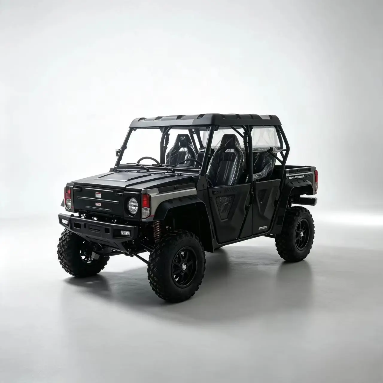 A rugged four-wheel drive UT of tackling complex road conditions with ease excelling in both cargo and passenger transport