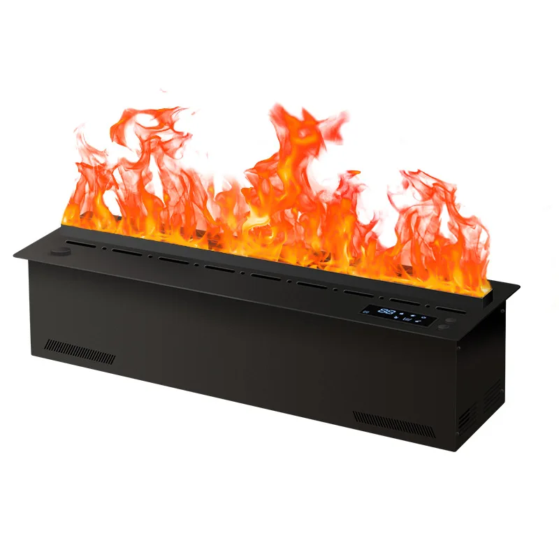 2025 Upgraded Mist Fireplace Ultrasonic Humidifier - Safe Energy-Saving Quiet Operation, 7-Color LED Lighting, Touch Control for