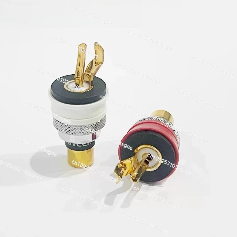 Original FT903 rhodium-plated and gold-plated RCA socket Lotus socket