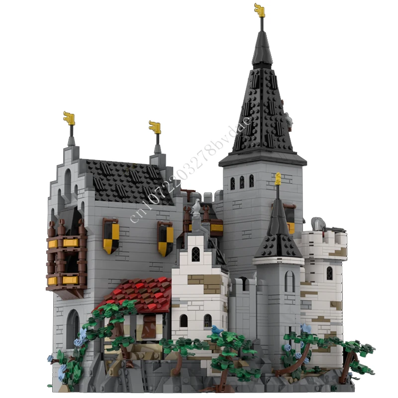 3990 قطعة MOC قلعة القرون الوسطى بنة نموذج عش كورفيدز الطوب الفني لتقوم بها بنفسك مجموعة تجميع لعب لهدايا عيد الطفل
