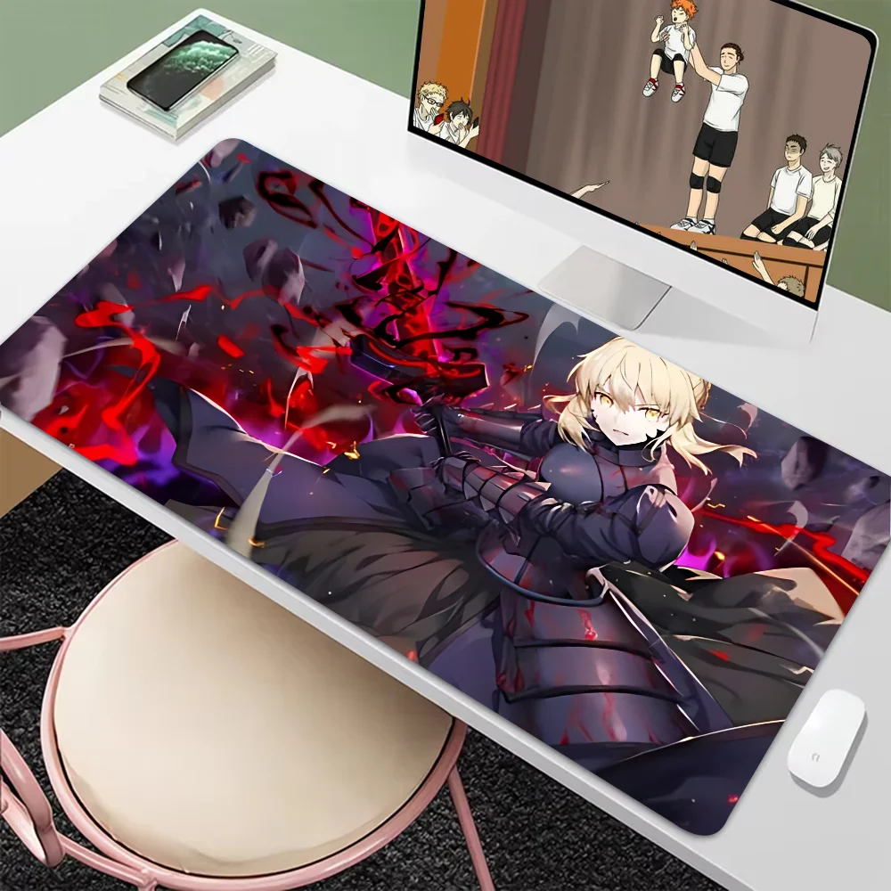 SaberS-AlterS-R-FateS-Series-E Mousepad New Arrivals Large Gaming Mousepad L XL XXL Gamer Mouse Pad Size For Keyboards Mat