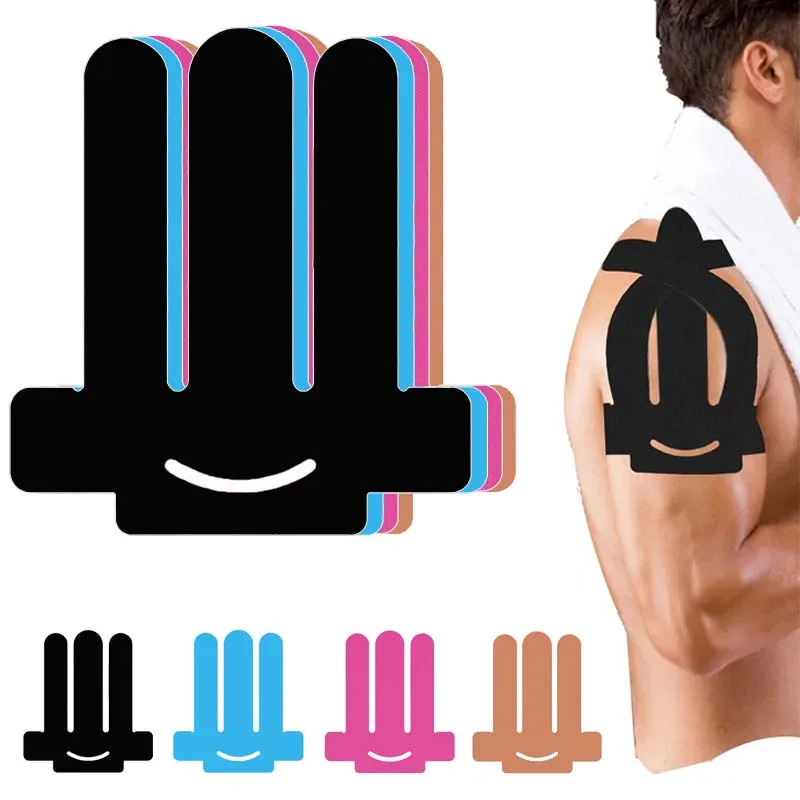 

12pcs Kinesiology Tape for Shoulder Pain Relief Pre Cut Sports Breathable Elastic Kinesiology Athletic Tape Muscle Sports