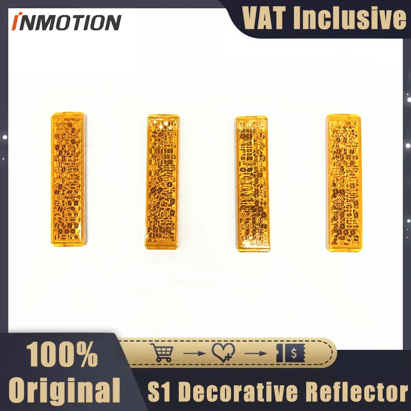 Original Decorative Reflector Part For INMOTION L9 S1 Foldable Smart Portable Electric Scooter Skateboard Reflector Replacements