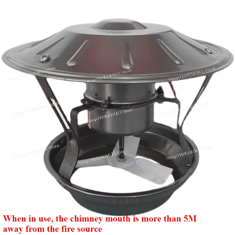 40-120W Household Chimney Fan, Induced Draft Smoke Exhaust Ventilation