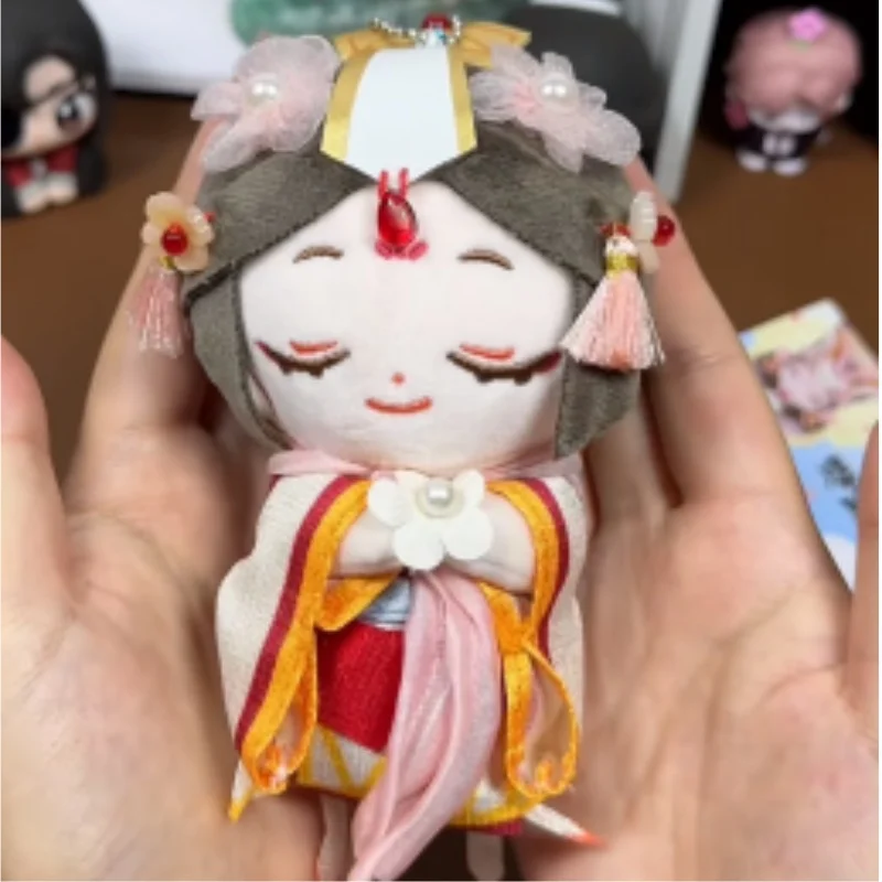 Tian Guan Ci Fu Cartoon Pluche Pop Tas Hanger Grappig Schattig Tai Zi Yue Shen Trendy Sleutelhanger Cadeau voor Meisjes Verjaardag Collectie