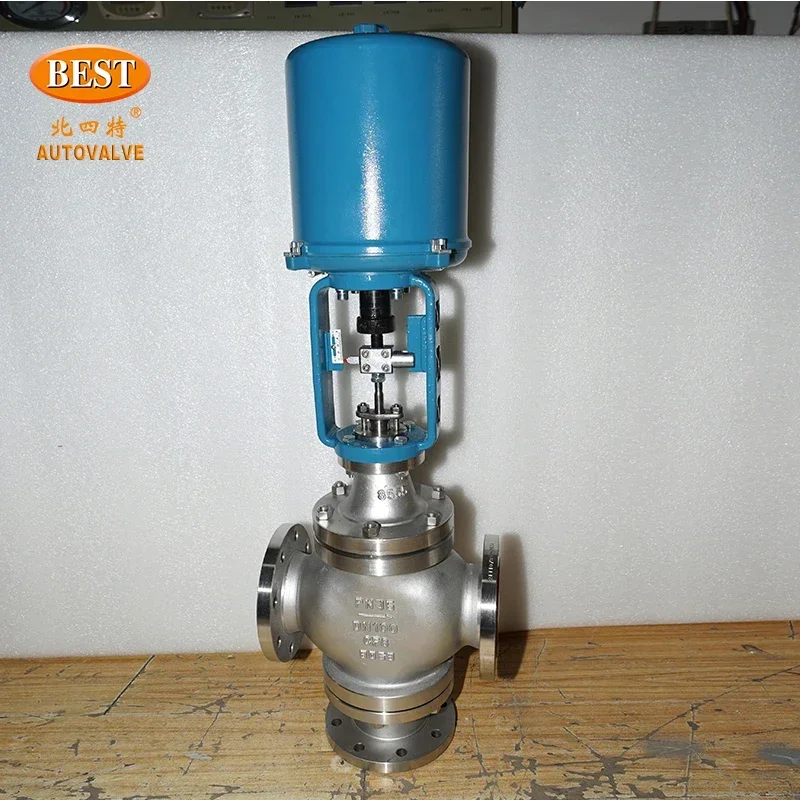 T28-B Stainless Steel Series Electronic Electric 3 Way Confluence Control Valve