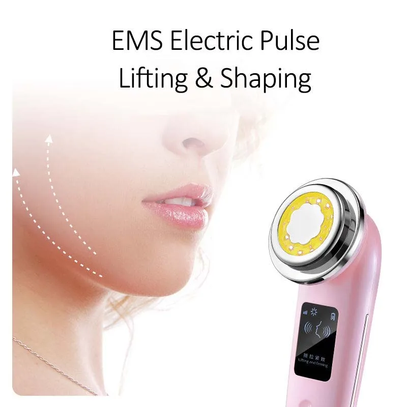 جهاز رفع الوجه لتدليك الوجه مكركرنت الجديد تمامًا، جهاز شد الوجه والرقبة وإزالة الرؤوس السوداء