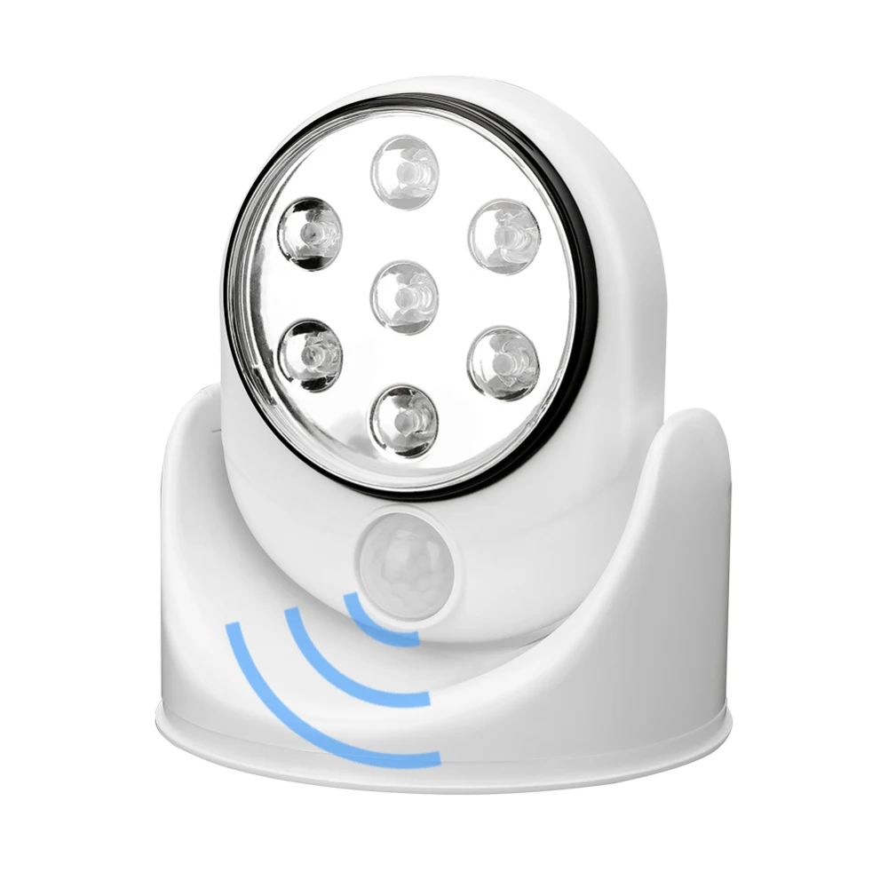 Sensor Light 7 Lights Motion Smart Wall Battery Powered For Bedroom Home Closet Lighting Led Night Lights Sensor Night Light