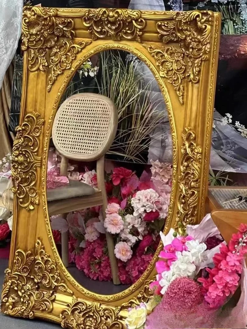 Retro Oil Painting Frame Photo Frame Photography Decorative Props Picture Frame Porch Wedding Arrangement Photo Props