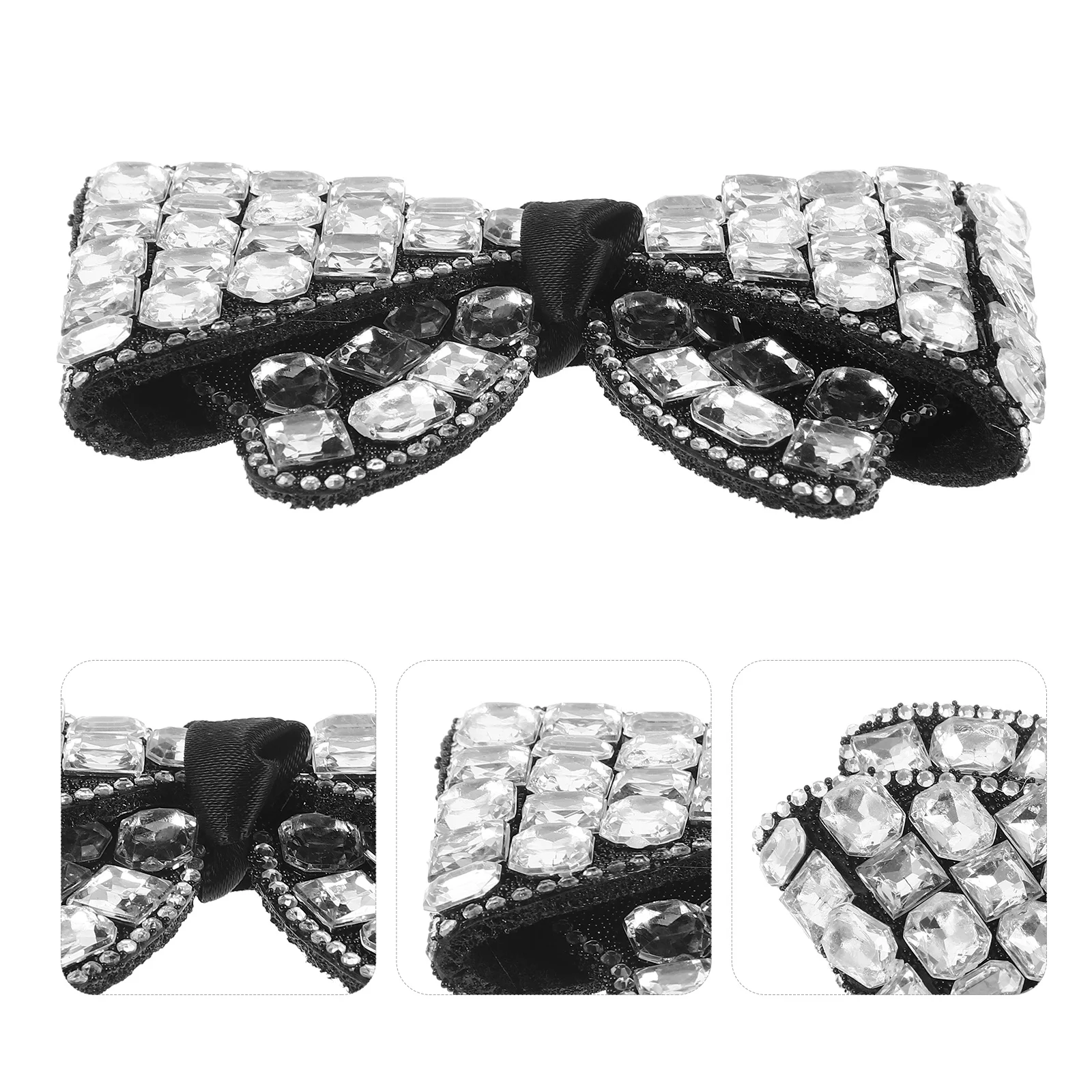 

1 Pair Full Rhinestone Bowknot Shoe Charms Diy Decorations For Pumps Heels Shoes Clothes Hats Bags Wedding Party Accessory