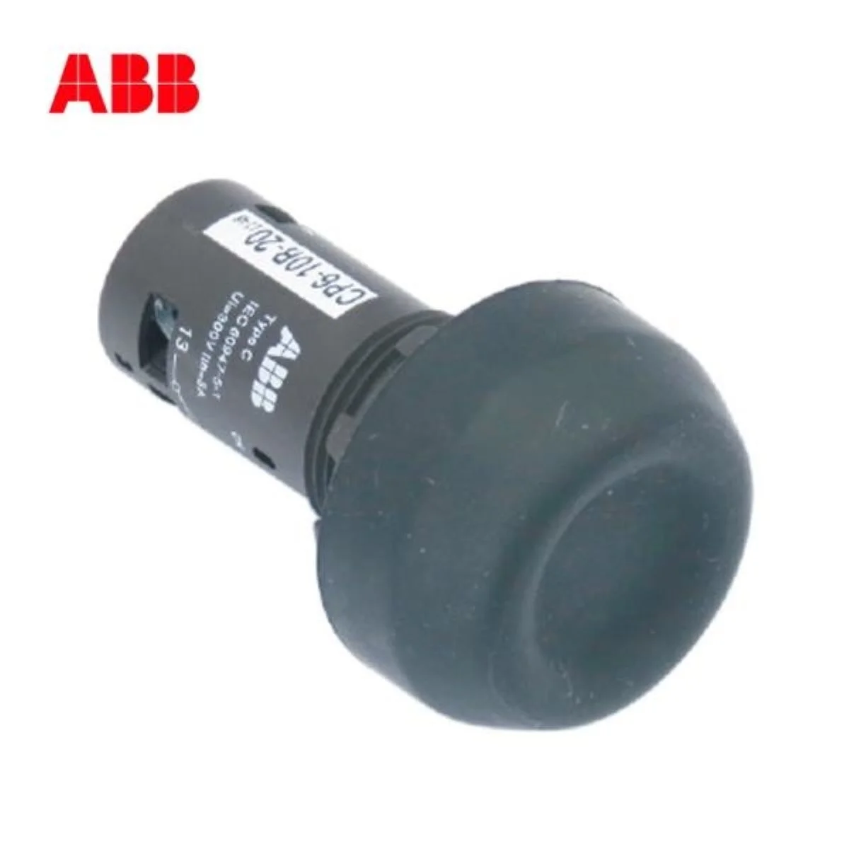 

10 шт. CP6-10B-20 10134088 1SFA619105R1026 Компактная кнопка-переключатель для тяжелых условий эксплуатации - черная - без подсветки - 2НО