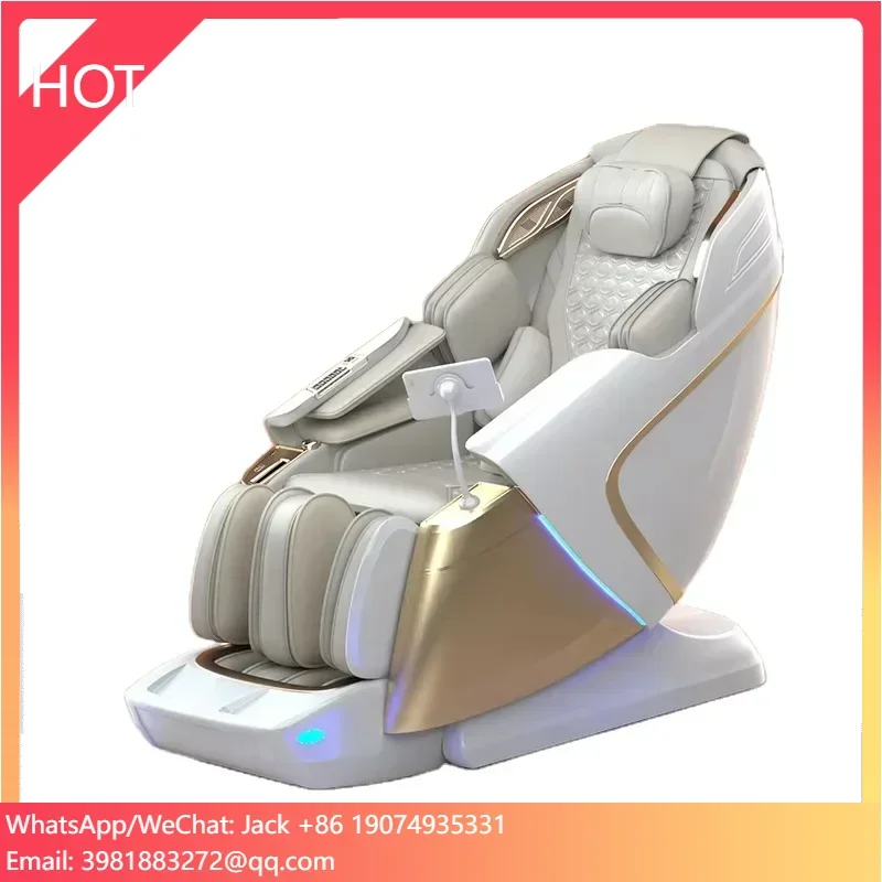 24가지 마사지 프로그램 4D 듀얼 코어 타이 스트레치 지압 무중력 마사지 의자