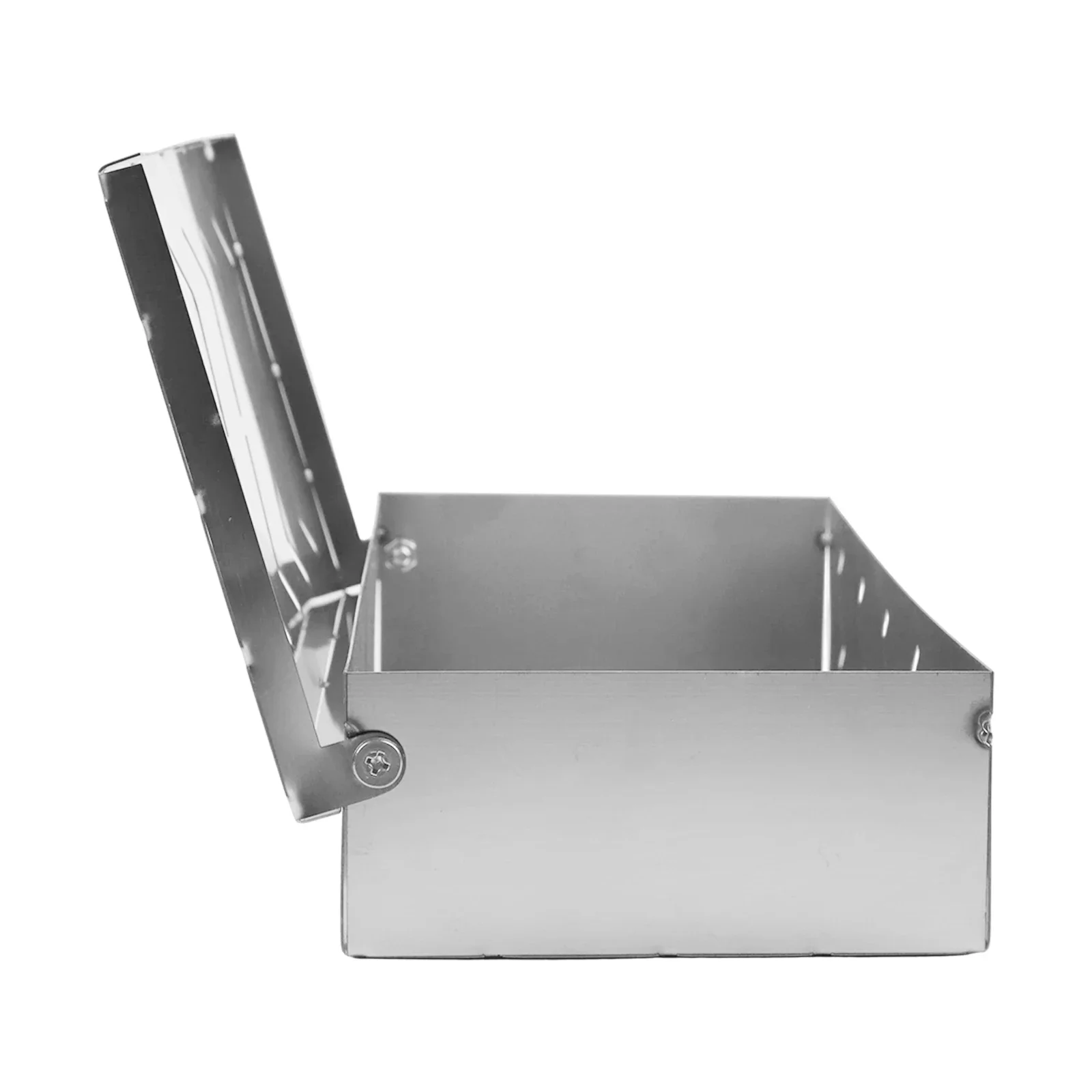 

Flip Lid Grill Box BBQ Accessory Family Grilling Events 22*10cm 90 Degree Flip Lid Grill Enhanced Airflow Design