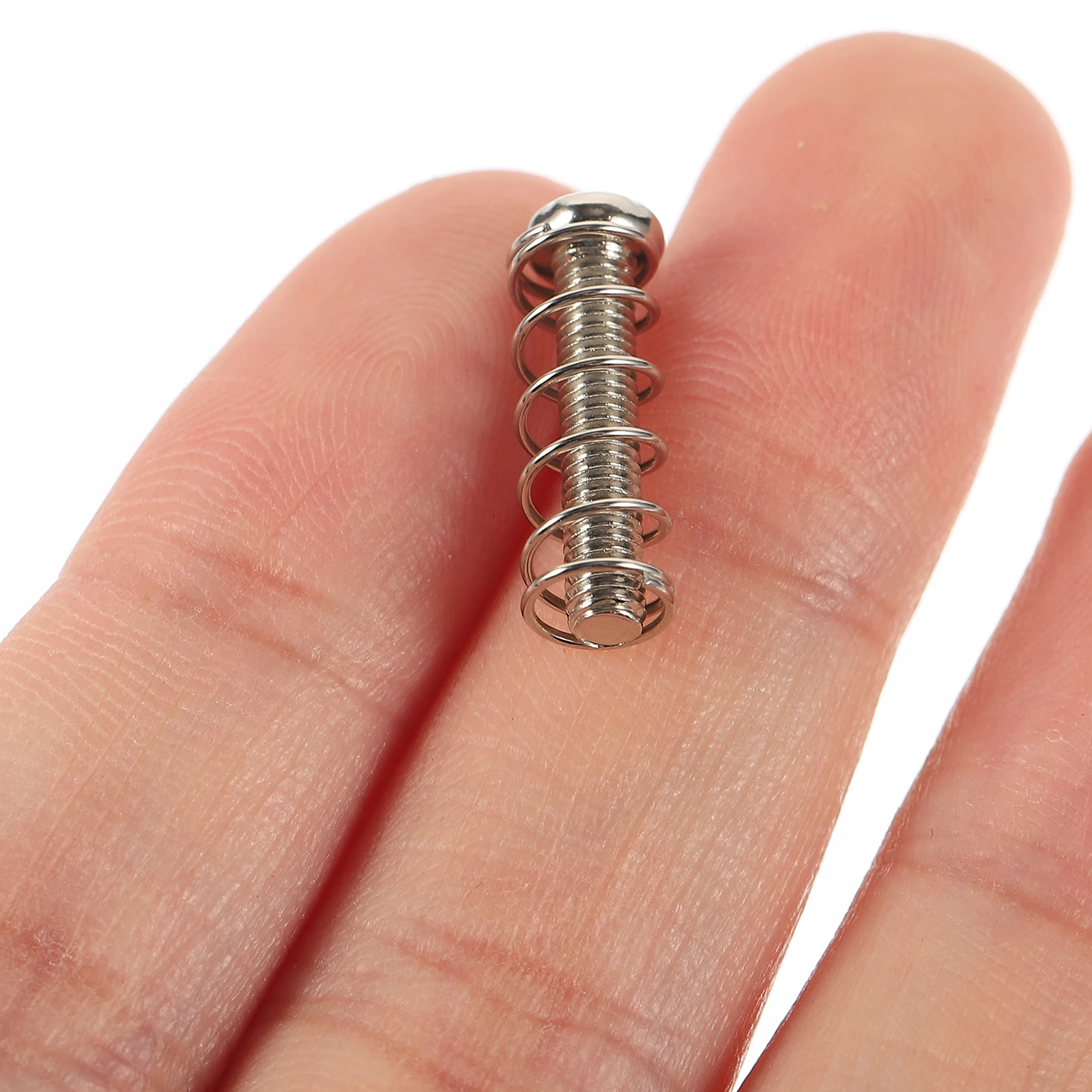 

1 set Metal Guitar Bridge Screws Practical Musical Instrument Replacement String Fixing Saddle Mounting Screws for Guitarists