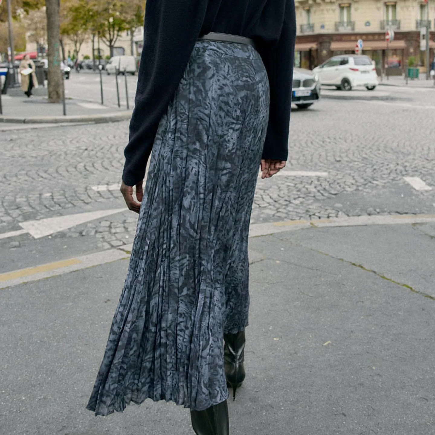 Z Gonna longuette da donna 2025 New Faion Gonne lunghe con stampa floreale con cintura personalizzata Gonne longuette a-line Silhouette