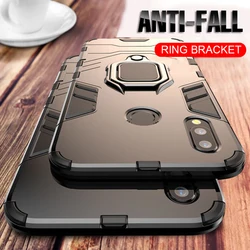 Luxury Armor Ring Case For Huawei P20 Pro P20 Phone Case Cover For Huawei P30 P20 Lite Honor 8x 10 20 Shockproof Full Back Case
