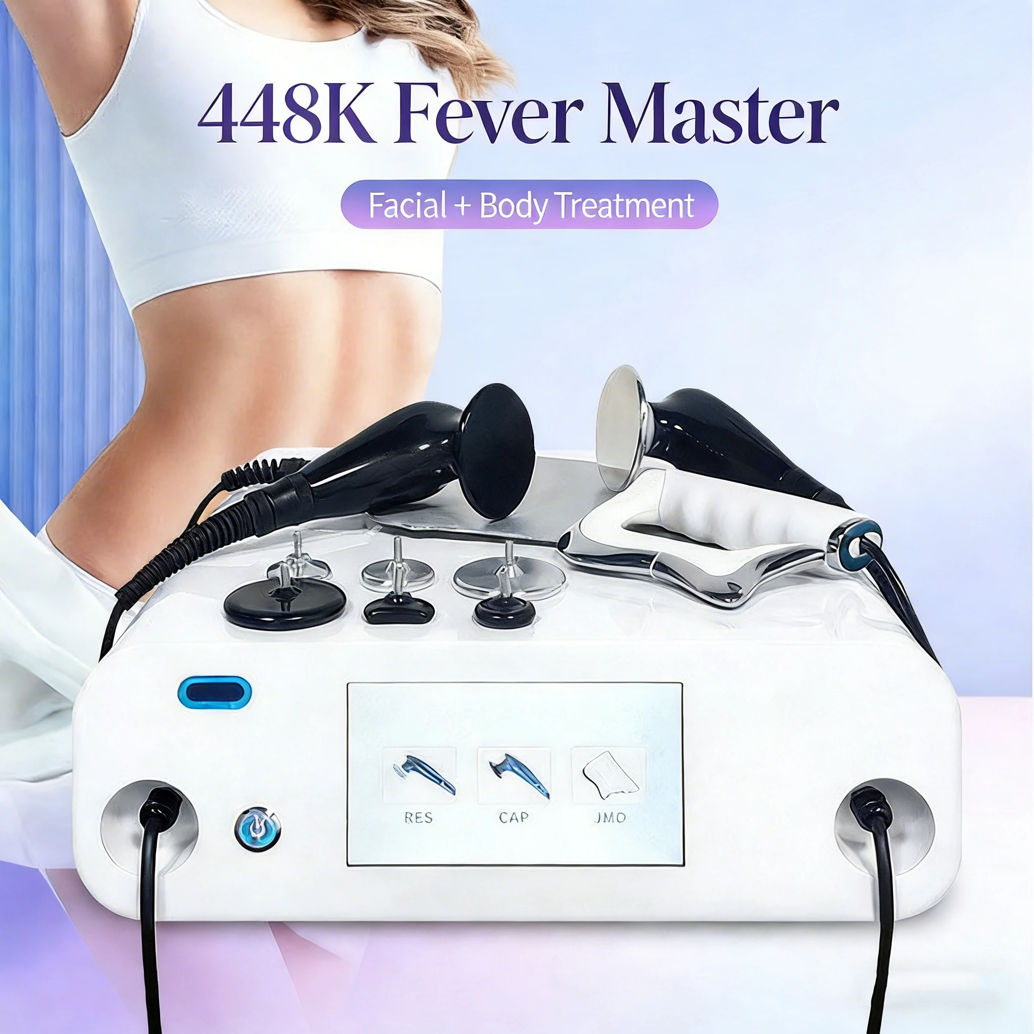 448K Fever Master Fascia Knife Thermal Therapy Facial Care Bio Micro Electric Lifting Instrument Beauty Salon