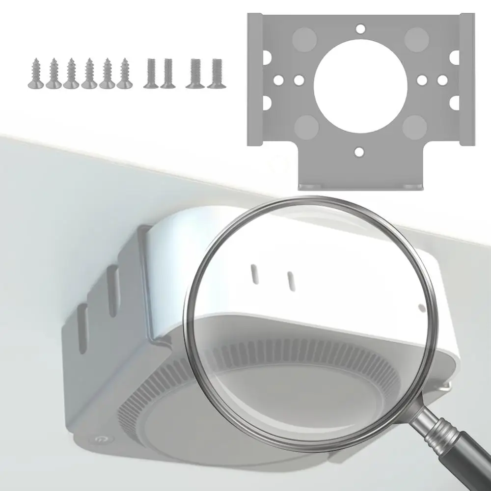 

Metal Under Desk Stand for 2024 Mac Mini M4/M4 Pro Desktop Computer Mount Holder Mount Holder Bracket Mac Mini M4 Pro Accessorie