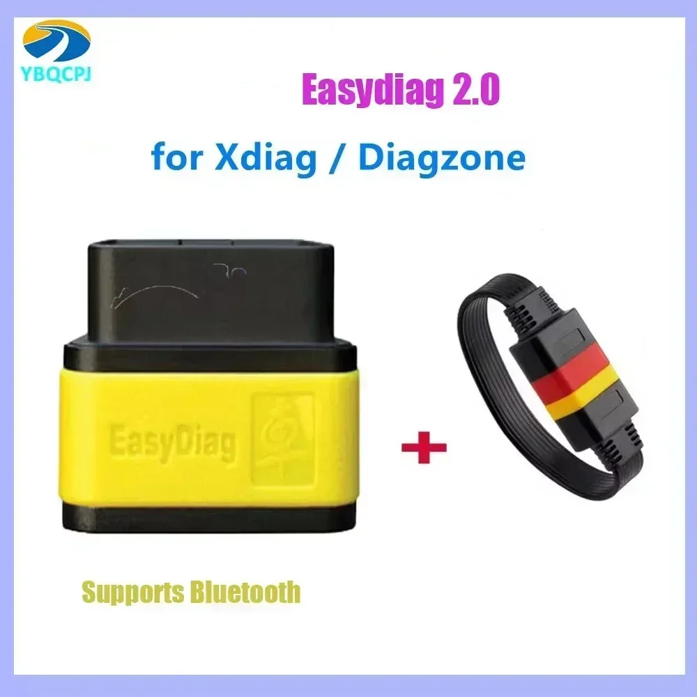 Best Price Easydiag 2.0 OBD2 Bluetooth Adapter Support for Xdiag / Diagzone Automobile Scanner