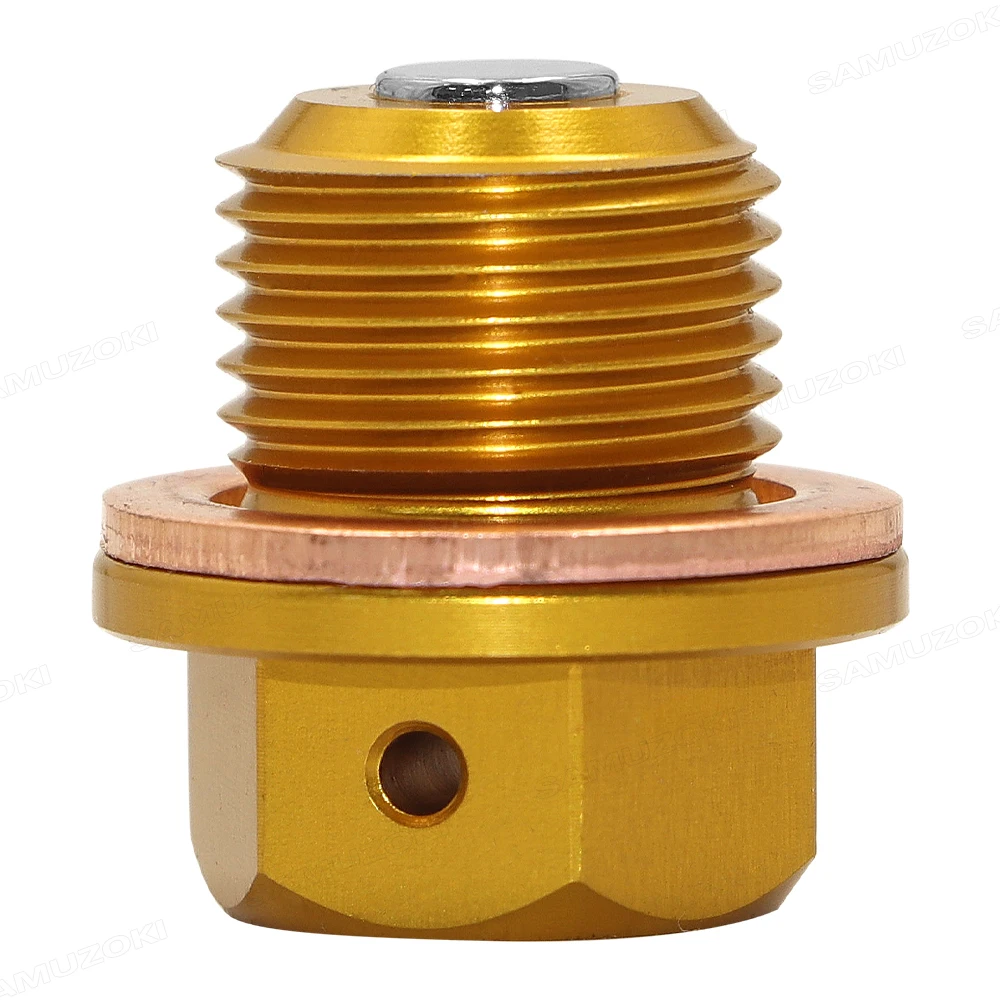 Parafuso de drenagem de óleo para Suzuki, M14x1.25, GSX-S1000F, 2016-2020, GSR250, S, GW250, Inazuma 250, 11-17, GSR400, 06-14, GSR750, 2013-2015