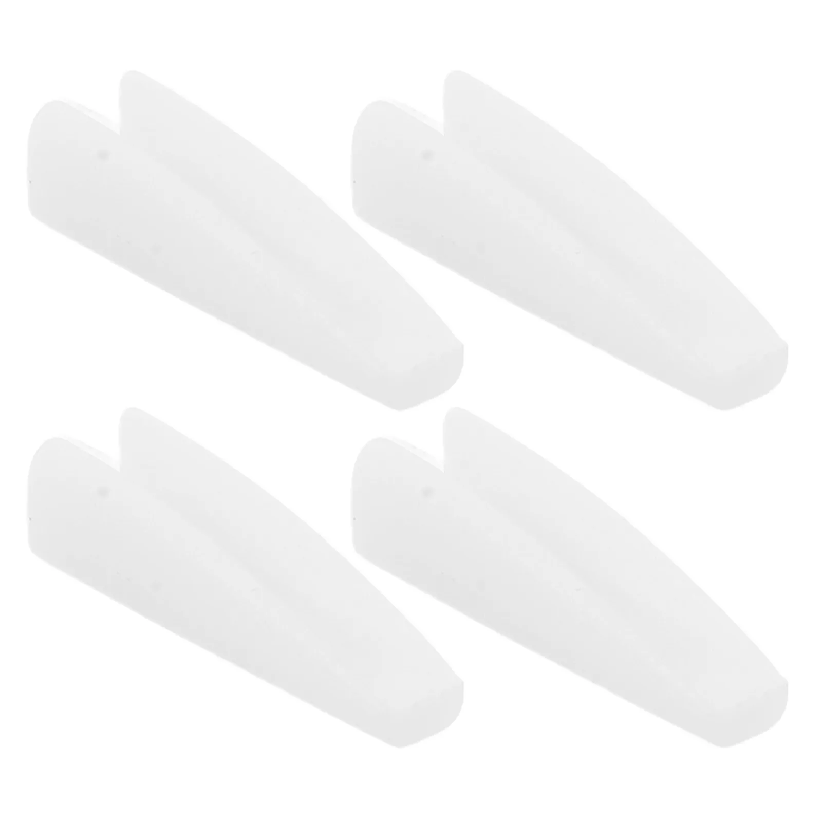 2Pairs Eyewear Repair Tool Plier Tips Plastic Inserts Soft Square Protector Covers Non Slip for Glasses Frame Adjustment