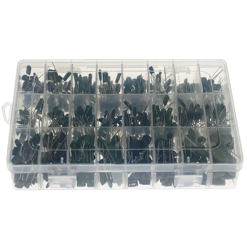 660pcs 24Value 100V Polyester Film Capacitor Assorted Kit 2A331 2A471 2A102 2A472 2A682 2A103 2A333 2A473 2A104 2A224 2A474