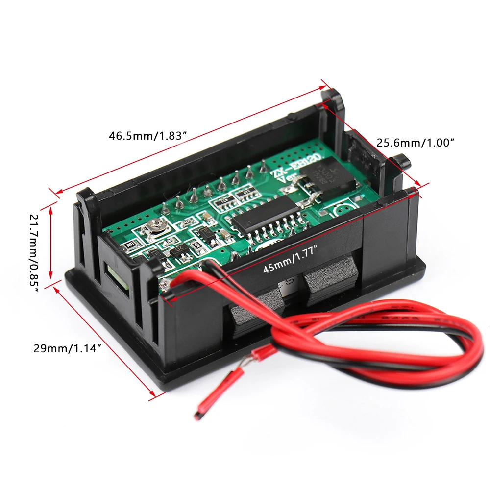 6V 12V 36V 48V Car Lead Acid Battery Charge Level Indicator Battery Tester Lithium Battery Capacity Meter LED Tester Voltmeter