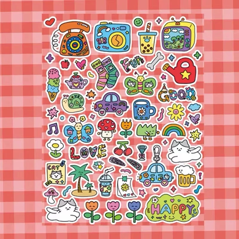 Daily life cartoon sticker hand account available stickers