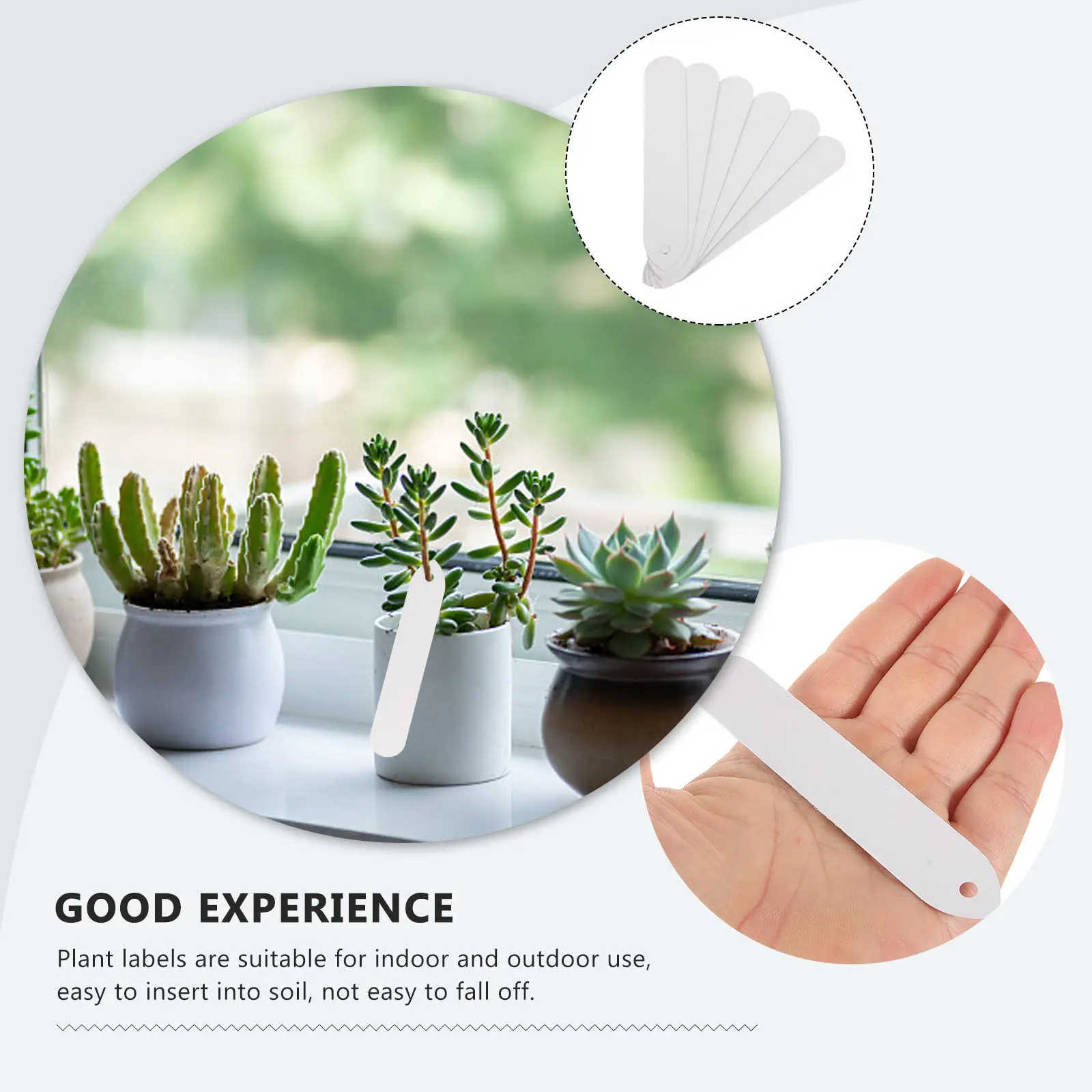 100Pcs Waterproof Plant Labels PVC Material Garden Markers for Vegetable Garden Succulents Plants Plant Labels