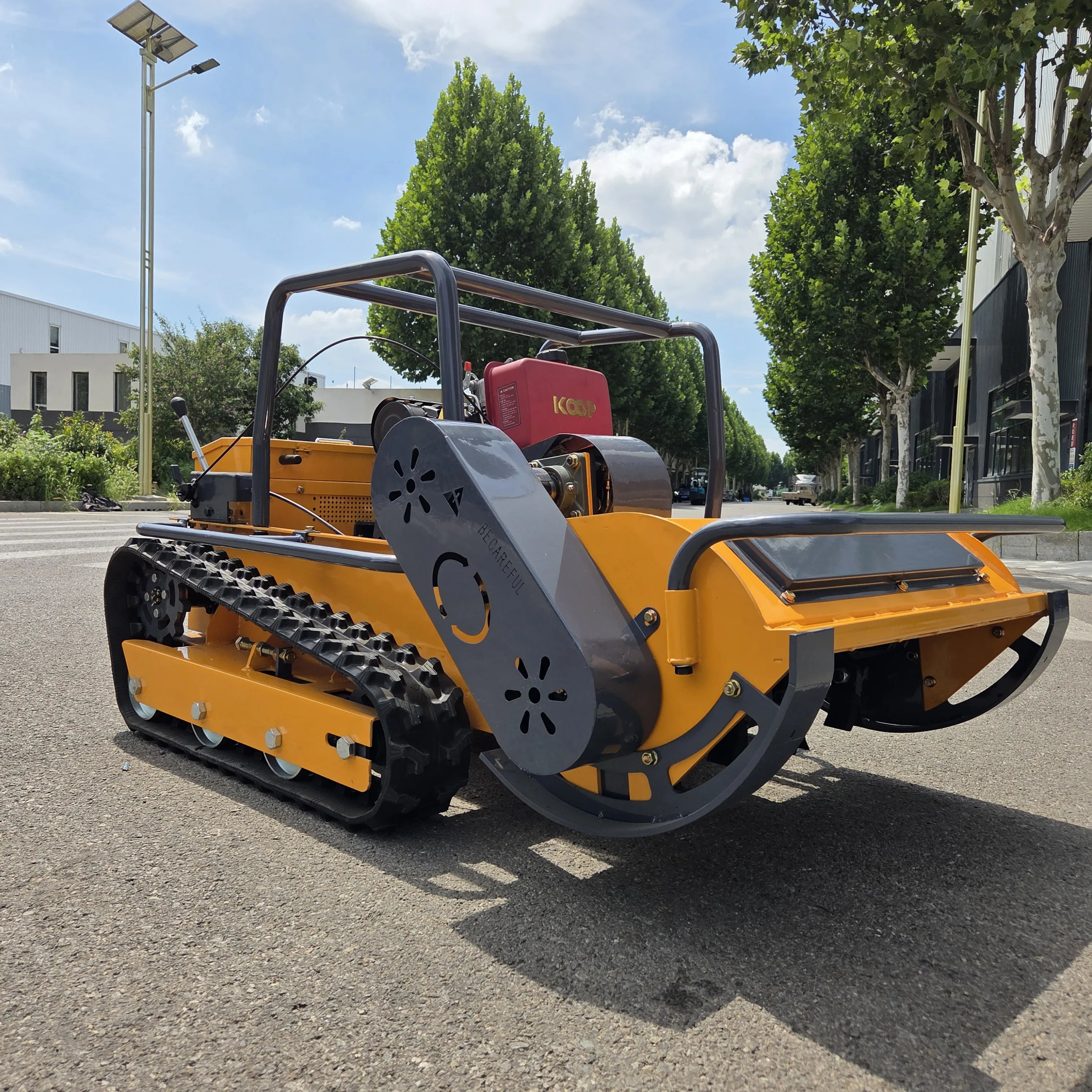 Профессиональная газонокосилка с Y-образным лезвием и дистанционным управлением, газонокосилка шириной 100 см, высокая мощность, сельскохозяйственная техника, основный двигатель, маленькая дробилка для деревьев