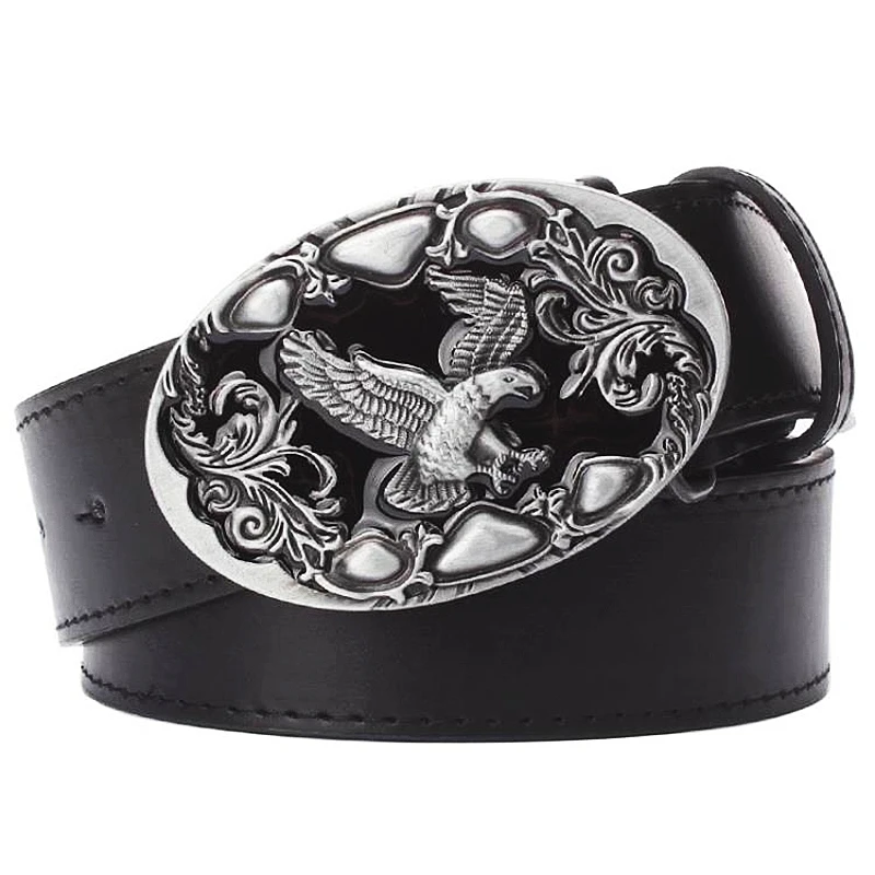 Cinturón con estampado Animal de halcón volando