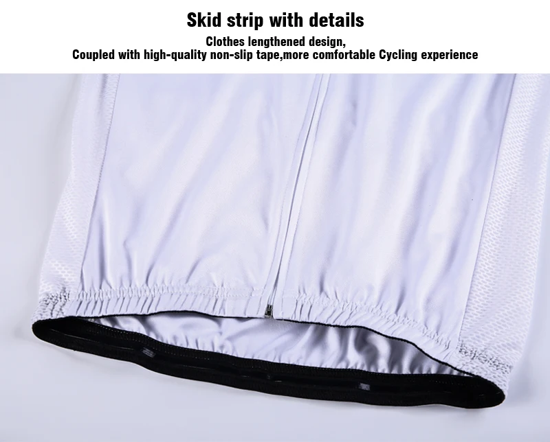 Herren-Radtrikot mit Langen Ärmeln UPF 50+ Anti-UV Slim Fit Atmungsaktives Radtrikot Schnelltrocknend MTB Rennrad-Shirt – Detail 8