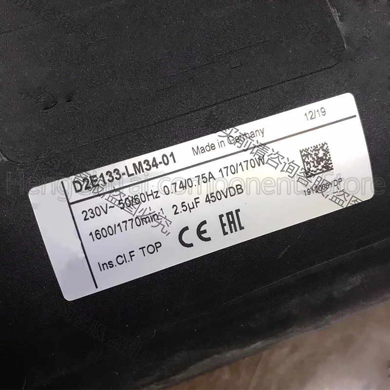 

Original 100% Working D2E133-LM34-01 230V 50/60Hz 0.74/0.75A 170/170W Fan