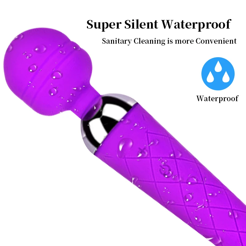 16 Snelheden Krachtige Av Vibrator Clitoris Stimulator Seksspeeltjes Voor Vrouwen G Spot Wand Magic Massager Volwassen Vrouwelijke Erotische Product